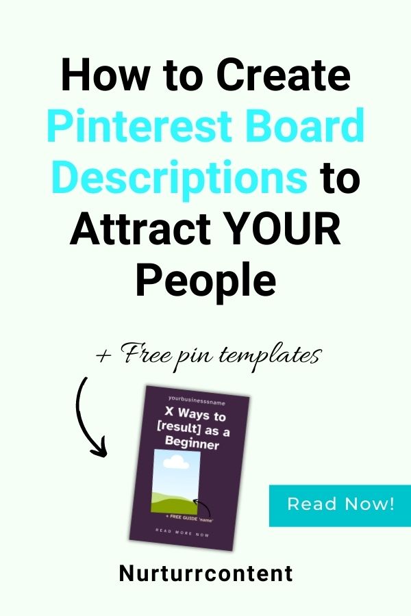 Pin image showing the words :How to create boards on Pinterest