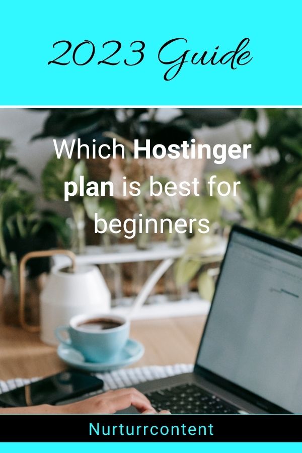 how to choose Hostinger plans for beginners