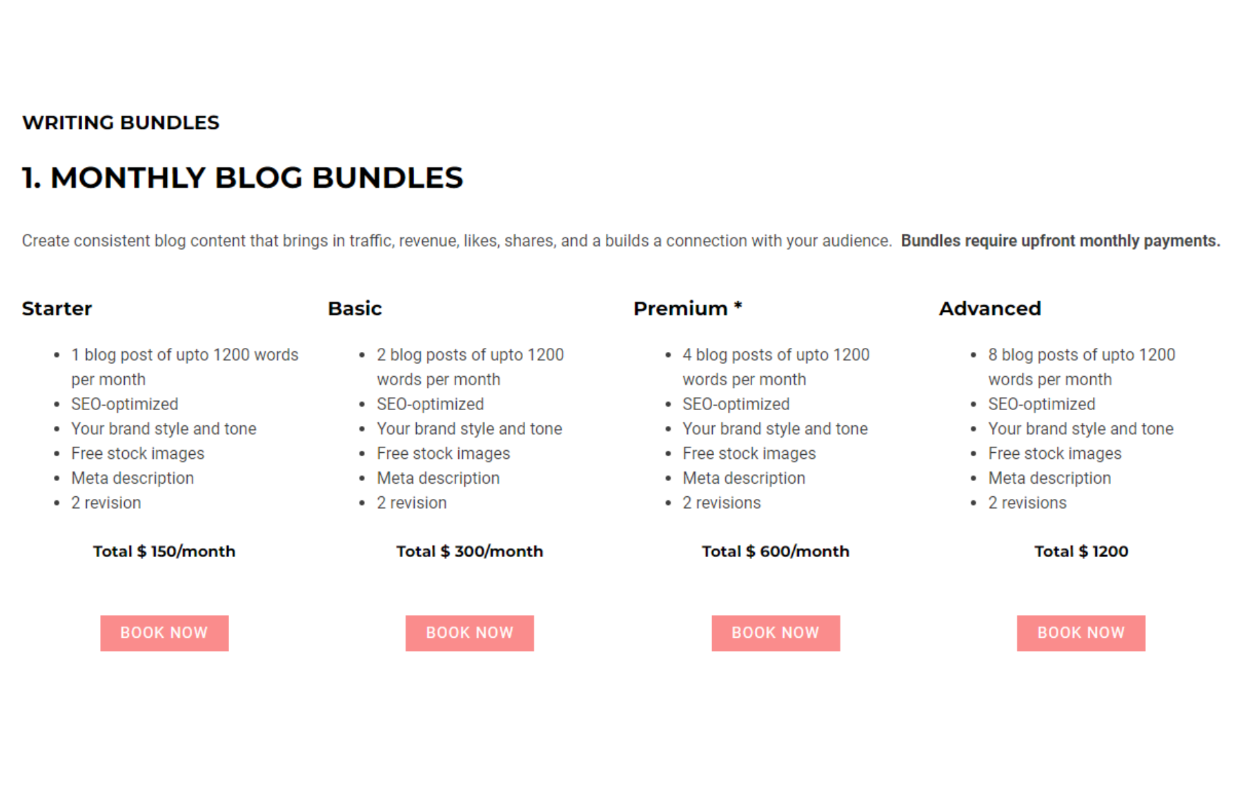 freelance writer bundles